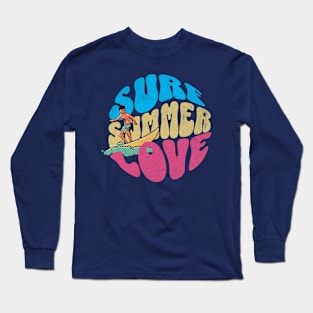 Surf Summer Love Surfing Beach Surfer Life Long Sleeve T-Shirt